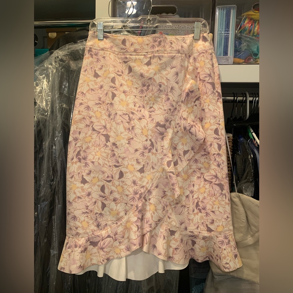 Anthropologie Floral Skirt - Like New